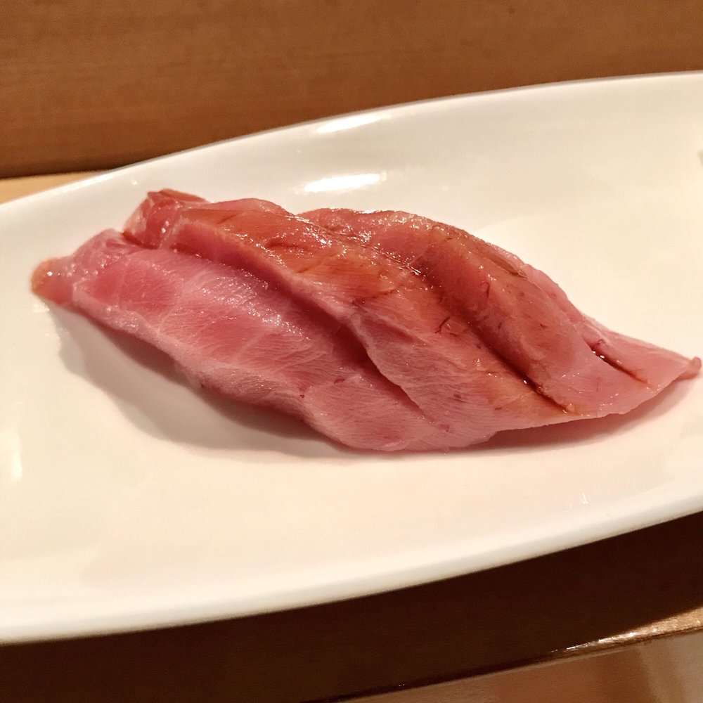 Fatty tuna nigiri