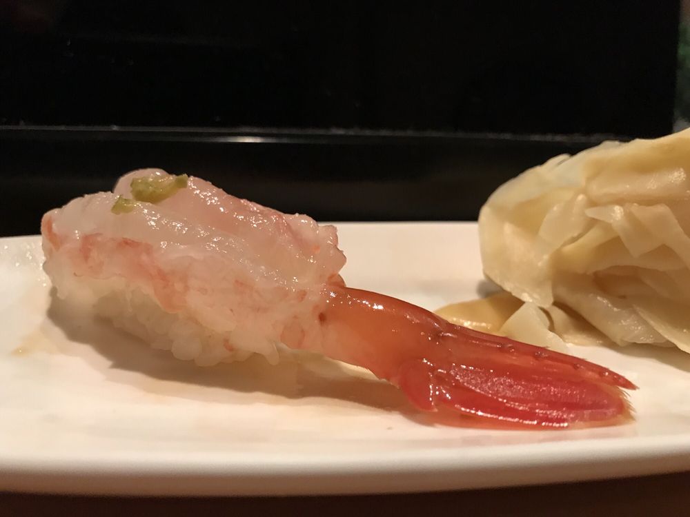 Sweet shrimp nigiri